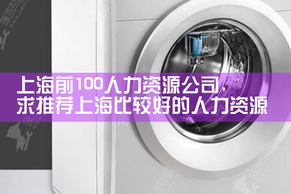 上海前100人力资源公司